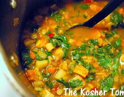 Simple Vegetarian Soup W/ Earthy Spices