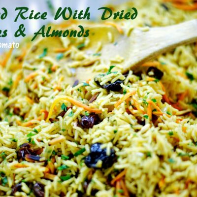 Jeweled Rice with Dried Cherries & Almonds