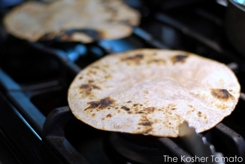 charred tortillas