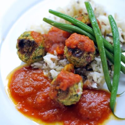 Zucchini “Meat” Balls