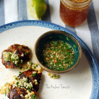 Cod Cakes with Nuoc Cham