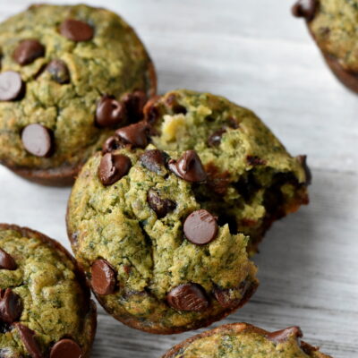 Plantain + Chocolate Muffins
